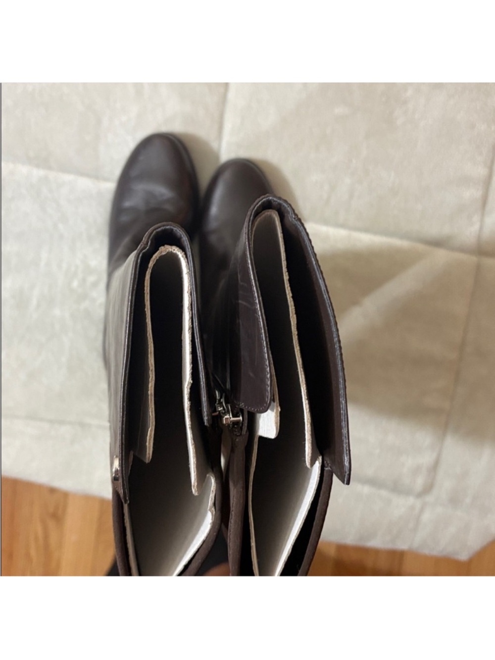 Marc Fisher Chocolate Brown Over-the-Knee Riding Boots - Picture 2 of 3